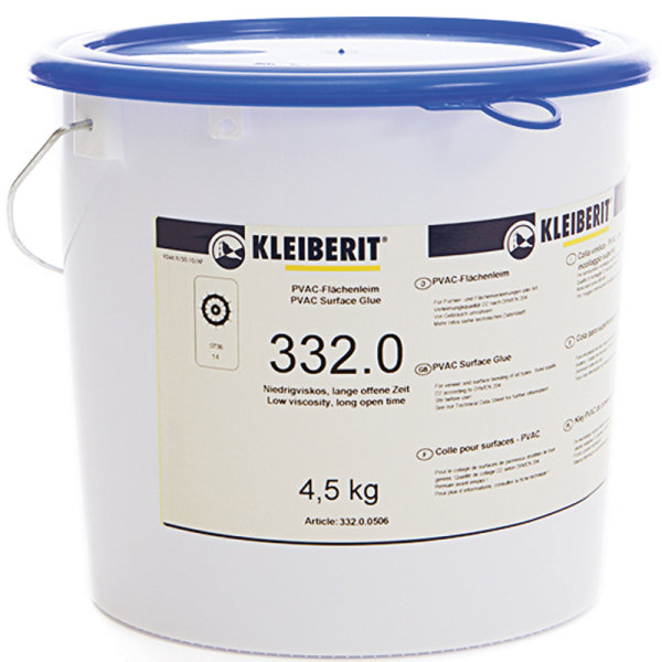 KLEIBERIT Flächen-/Furnierleim D2, lange offene Zeit bis 25 min, 332.0 beige