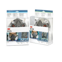 3M™ Mehrweg-Atemschutz-Halbmasken, Set A1P2R, der...